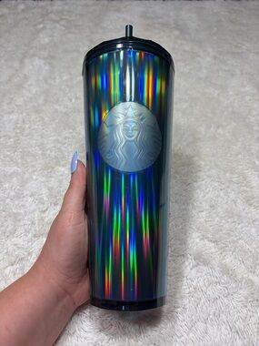 STARBUCKS Ocean Kaleidoscope Dome Cold Drink Venti Tumbler Straw 24oz Fall 2022
